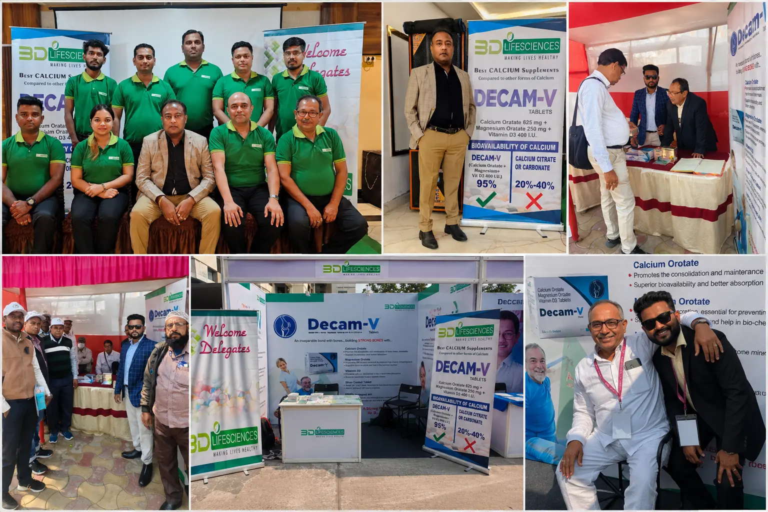 3D Life Sciences team at a healthcare engagement event