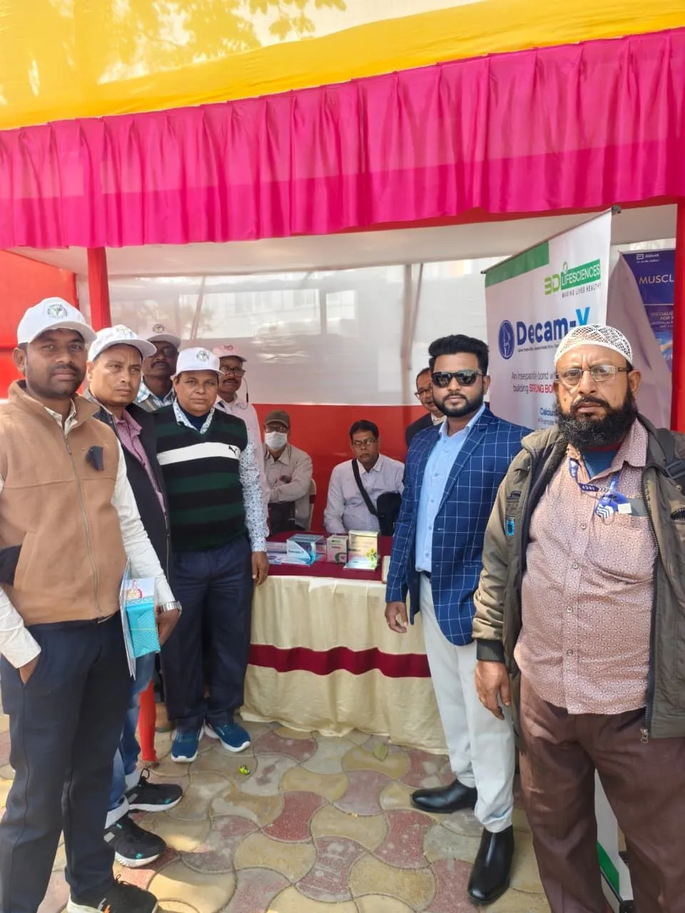Connecting with healthcare professionals and the community at an outreach health camp